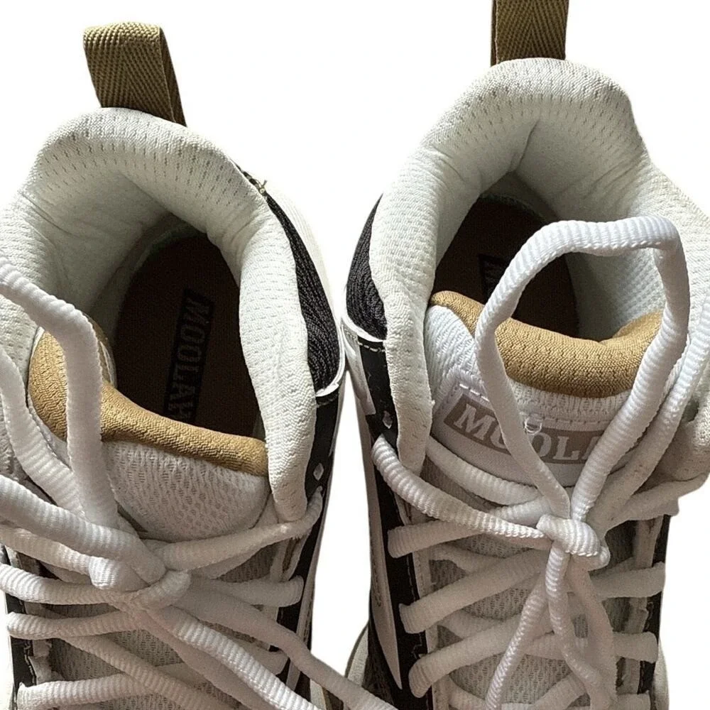 Moolah Kicks Womens Neovolt Pro Basketball Shoes 7 White Gold Black Zebra Print